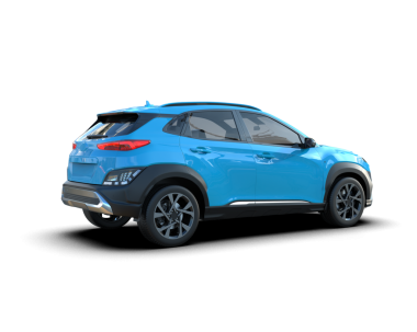 modern kompakt araba - ön görünüm.