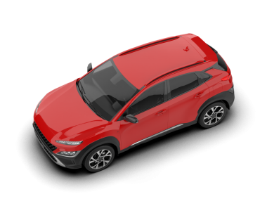 Modern araba. 3d oluşturma