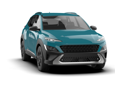 Modern şehir arabası beyaz arka planda izole edildi - 3 boyutlu illüstrasyon