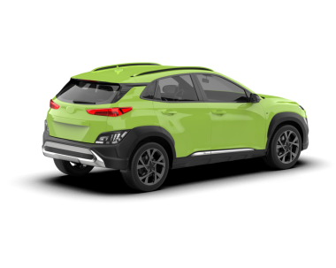 Arka planda izole edilmiş gerçekçi bir SUV aracı. 3D görüntüleme - illüstrasyon