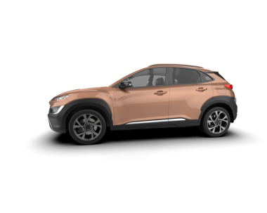 modern araba beyaz arkaplanda izole edildi