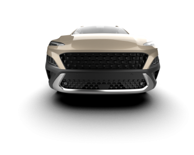 gerçekçi araba ön görünümü