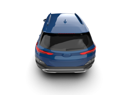 Araba beyaz arka planda izole edilmiş. 3d illüstrasyon.