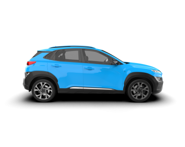 Siyah arka planda modern araba