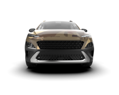 Stüdyo ortamında markasız bir SUV 'un 3 boyutlu çizimi