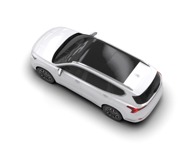 Araba siyah arka planda izole edilmiş. 3d görüntüleme - resim