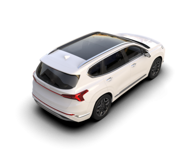 Siyah arka planda beyaz araba.