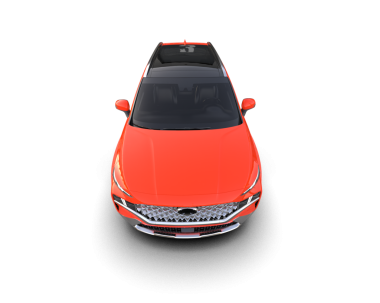 Kırmızı araba beyaz arka planda izole edilmiş. 3d illüstrasyon.