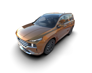 Gri arka planda izole edilmiş modern lüks araba kırpma yolu ile