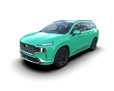 arkaplanda modern yeşil SUv