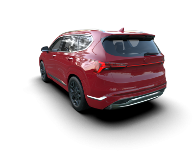 Siyah arka planda bir araba. Yansımalı araba