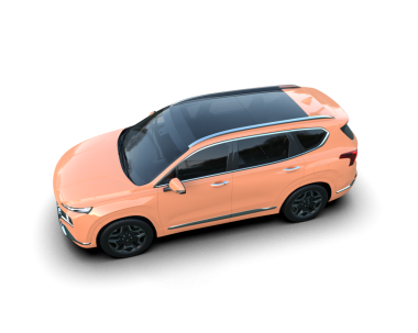 beyaz arka planda izole edilmiş modern küçük araba 3 boyutlu görüntüleme