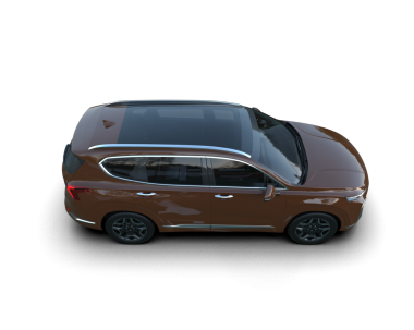 Siyah arka planda bir arabanın 3 boyutlu resmi