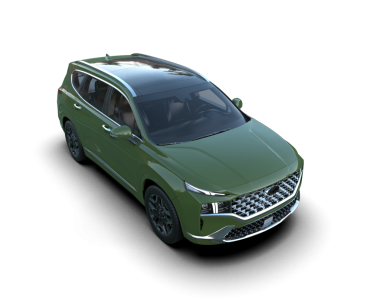 Siyah arka planda bir araba. 3d illüstrasyon