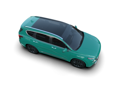 Bir markanın 3 boyutlu görüntülemesi - daha az jenerik SUV beyaz stüdyoda izole edildi