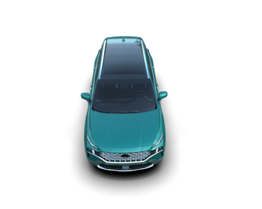 Gri arkaplanda kırpma yolu ile izole edilmiş modern küçük araba