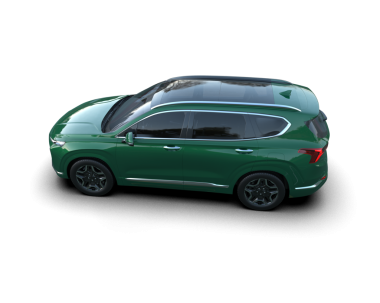 Beyaz arka plan üzerinde izole yeşil modern araba