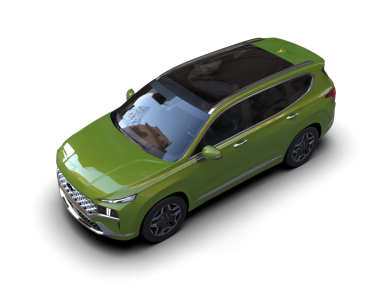 Gri arka planda modern araba