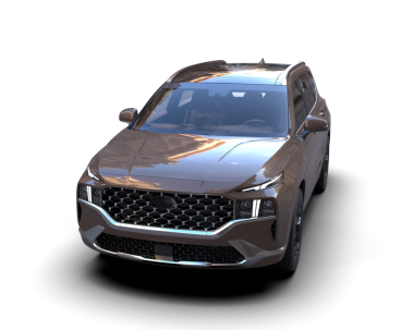 şeffaf arkaplan üzerinde modern SUV araba   