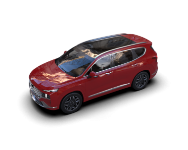 Kırmızı modern araba siyah arka planda izole edilmiş. 3d oluşturma