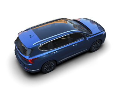 Siyah arka planda gölgeli mavi lüks bir araba. 3 Boyutlu Hazırlama