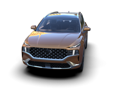 Arka planda lüks bir araba var. 3d oluşturma