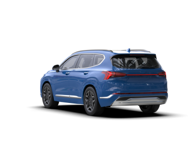 Beyaz arka planda modern bir araba. 3d oluşturma