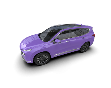 3 boyutlu bir araba.