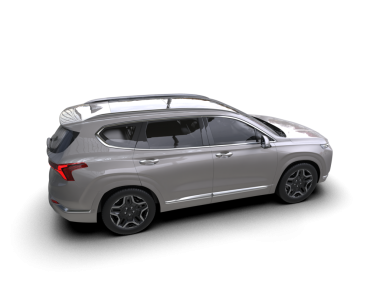 3 boyutlu modern lüks SUV beyaz bir arka planda izole edildi. 3d oluşturma.