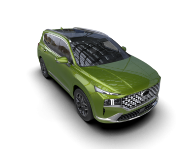 Siyah arka planda gölgeli modern araba.