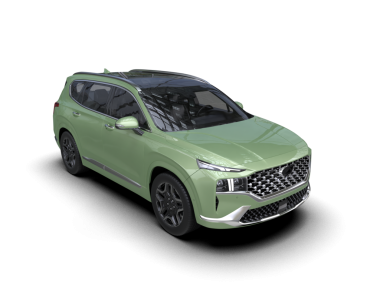 Modern araba arka planda izole edilmiş. 3D görüntüleme - ön görünüm