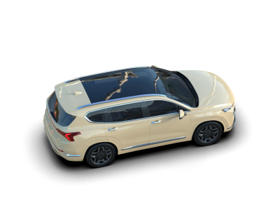 Lüks SUV beyaz bir arkaplanda izole edilmiş