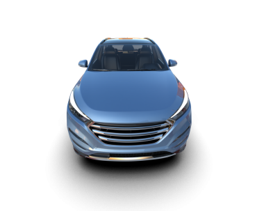 Modern araba siyah arka planda izole edilmiş. 3d oluşturma