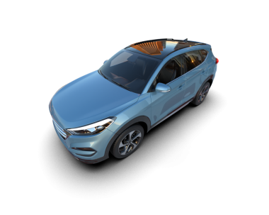 3 boyutlu markalı, daha az genel bir pikap araba.