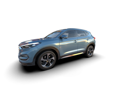 Beyaz arka planda modern lüks bir araba ve siyah yüzeyde bir gölge. 3d oluşturma