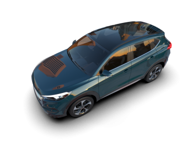 Siyah arka planda, gölgeli bir araba. 3d illüstrasyon.