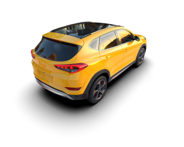 Araba arka planda izole. 3d illüstrasyon