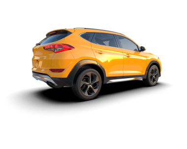 Modern sarı spor araba