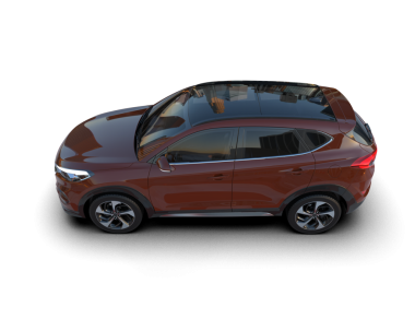 Siyah arka planda 3 boyutlu araba.