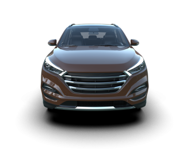 modern SUv siyah arkaplanda izole edildi.