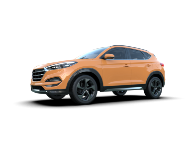 modern SUv beyaz arkaplanda izole edildi. 3 boyutlu görüntüleme