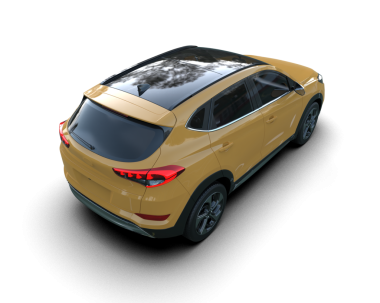 Araba arka planda izole. 3D görüntüleme - illüstrasyon