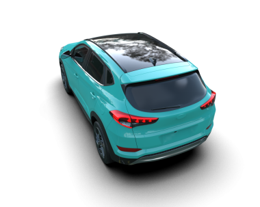 Bir markanın 3 boyutlu görüntülemesi - daha az genel SUV