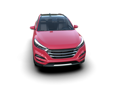 Arka planda modern bir araba. 3 Boyutlu Hazırlama