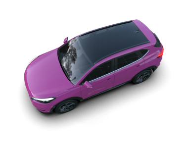 Siyah arka planda modern araba