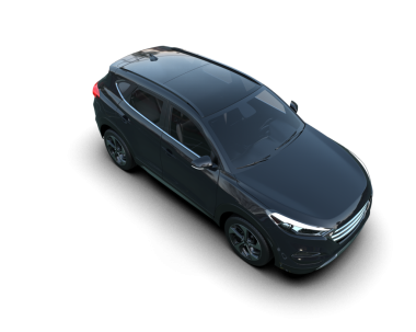 Siyah araba arka planda izole edilmiş. 3D görüntüleme - illüstrasyon