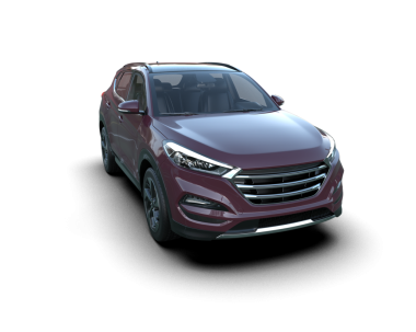 Modern araba siyah arka planda izole edilmiş. 3d illüstrasyon.