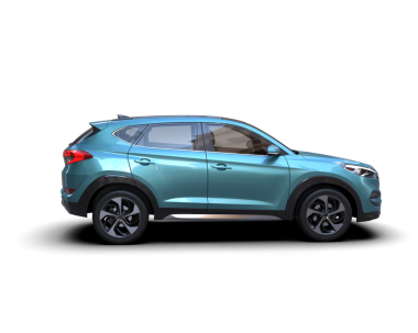 Beyaz arkaplandaki bir SUV 'un 3D görüntülemesi