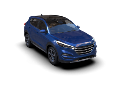 Modern araba arka planda izole edilmiş. 3d oluşturma