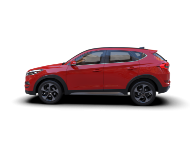 Siyah arka planda kırmızı lüks araba, 3 boyutlu görüntüleme